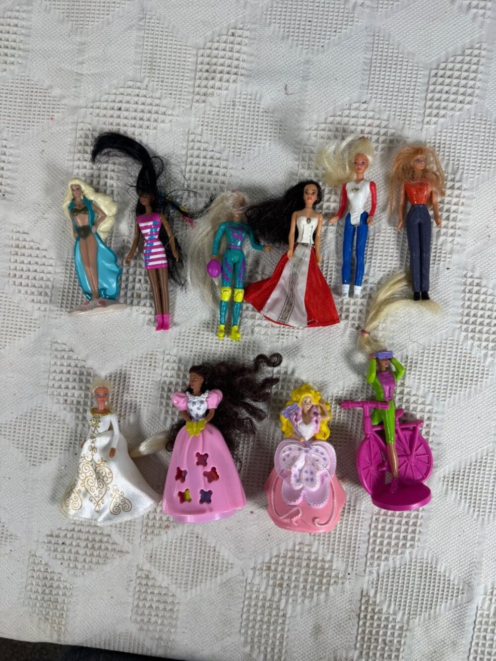 Lot of 10 McDonalds Barbie Happy Meal Toys Vintage 1990s Collectibles